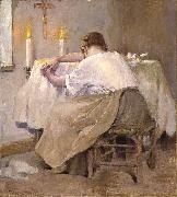 Robert Reid Her First Born painting